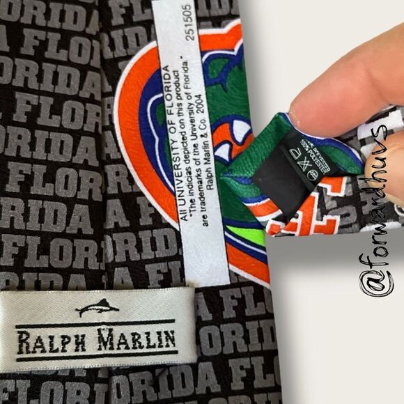 Ralph Marlin 2004 Florida Gators logos Ties Necktie - Picture 7 of 11